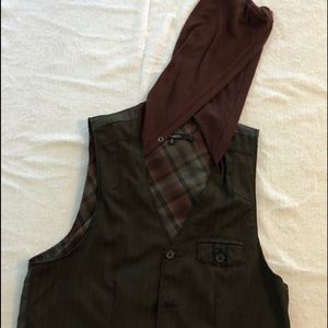 LG Black Vest With Hoodie